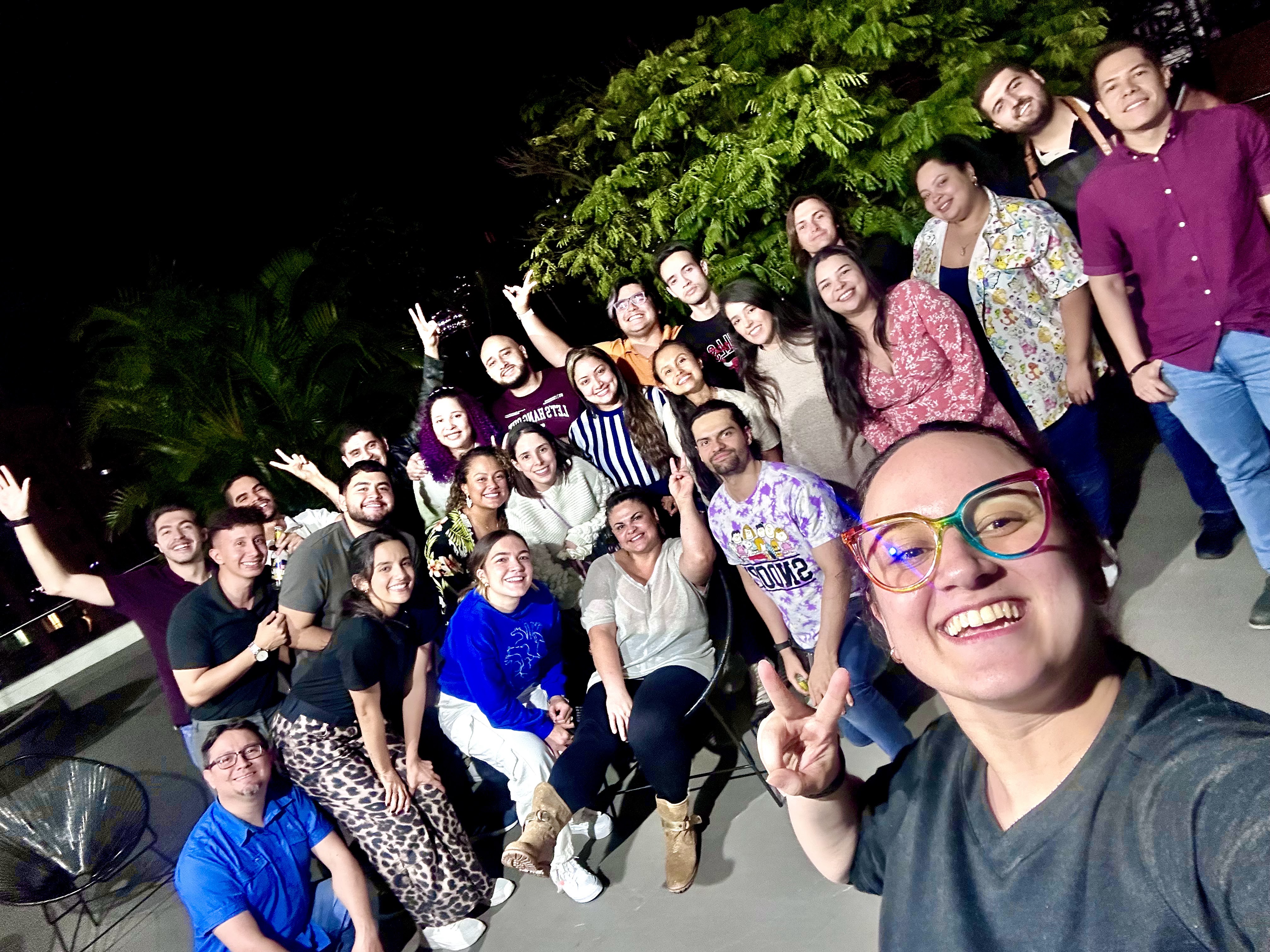 Ansira silly group photo