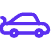 Blue car icon