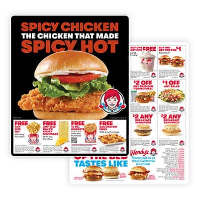 Wendy's spicy chicken sandwich ad